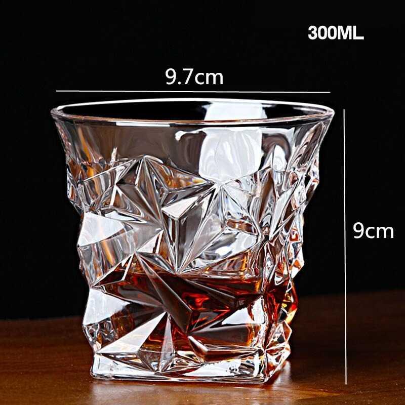 Gelas Cangkir Wine Glass Cup Sloki 300ML - YJ103 - Transparent