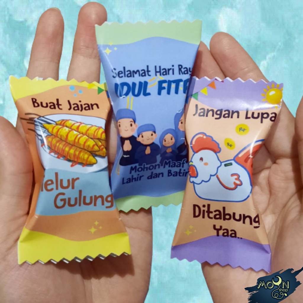 

Isi 15pcs Amplop Lebaran Bentuk Permen / Angpao THR / Imlek / Syukuran