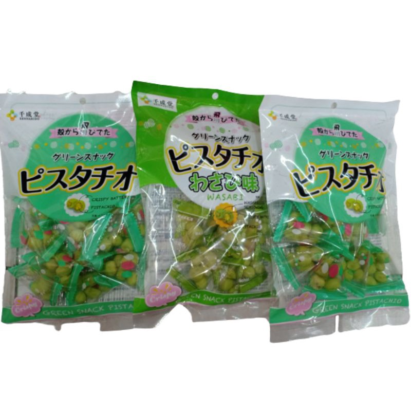 

SENNARINDO GREEN SNACK PISTACHIO WASABI DAN ORIGINAL 80g