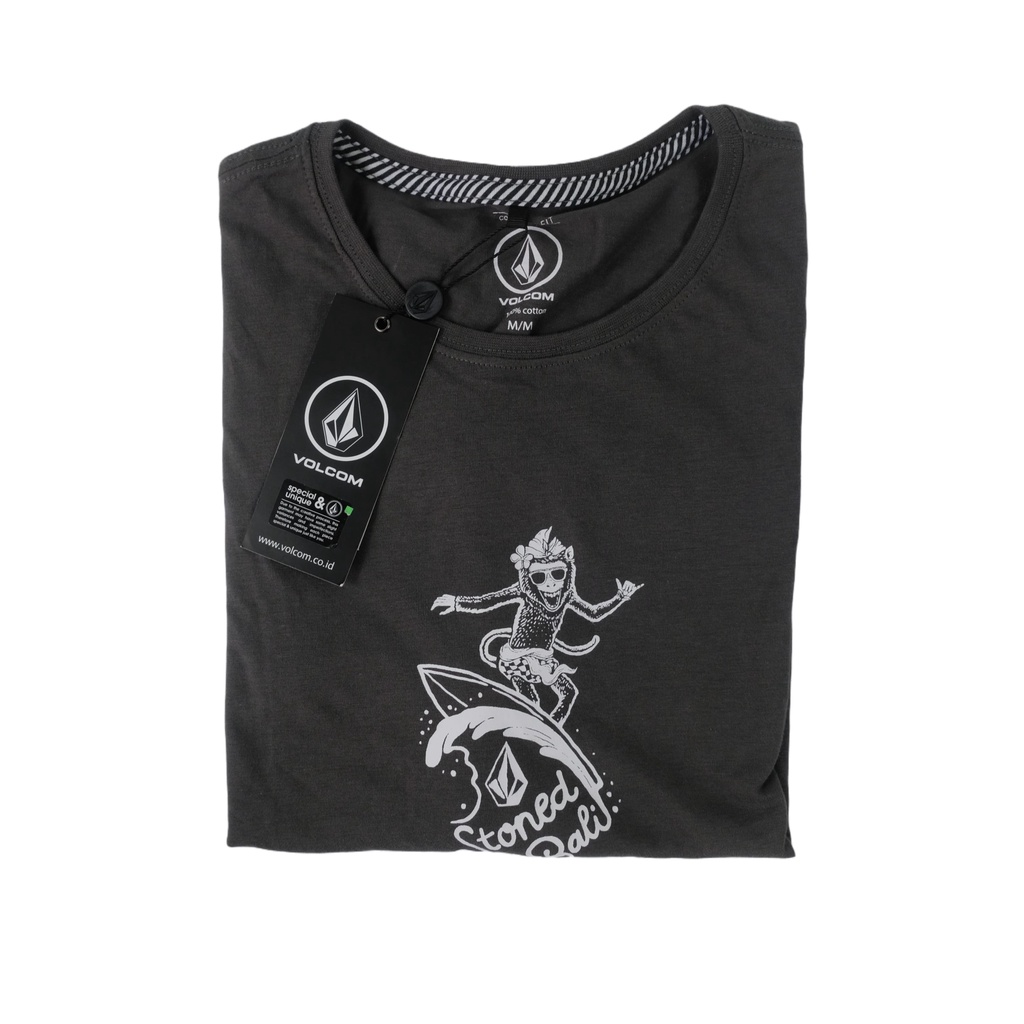 Kaos Volcom MBM Stone in Bali Grey Original