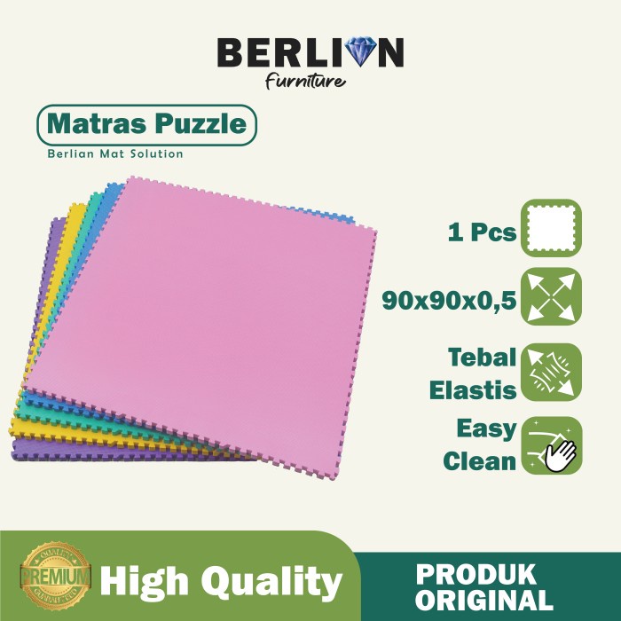 Puzzle Matras 90X90 Tebal 0.5 Cm / Matras Puzzle / Alas Lantai Serbaguna