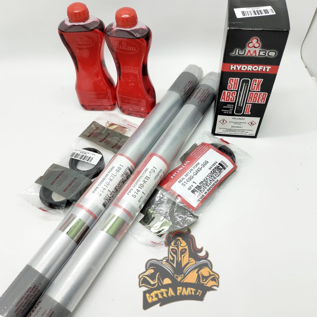 AS SHOCK DEPAN SET HONDA AHM KTL 100% ASLI ORIGINAL HONDA AHM SEAL SHOCK OLI SHOCK SUPRA FIT NEW SUPRA X 125 REVO LAMA KHARISMA LEGENDA FIT X SHOK SOK SKOK