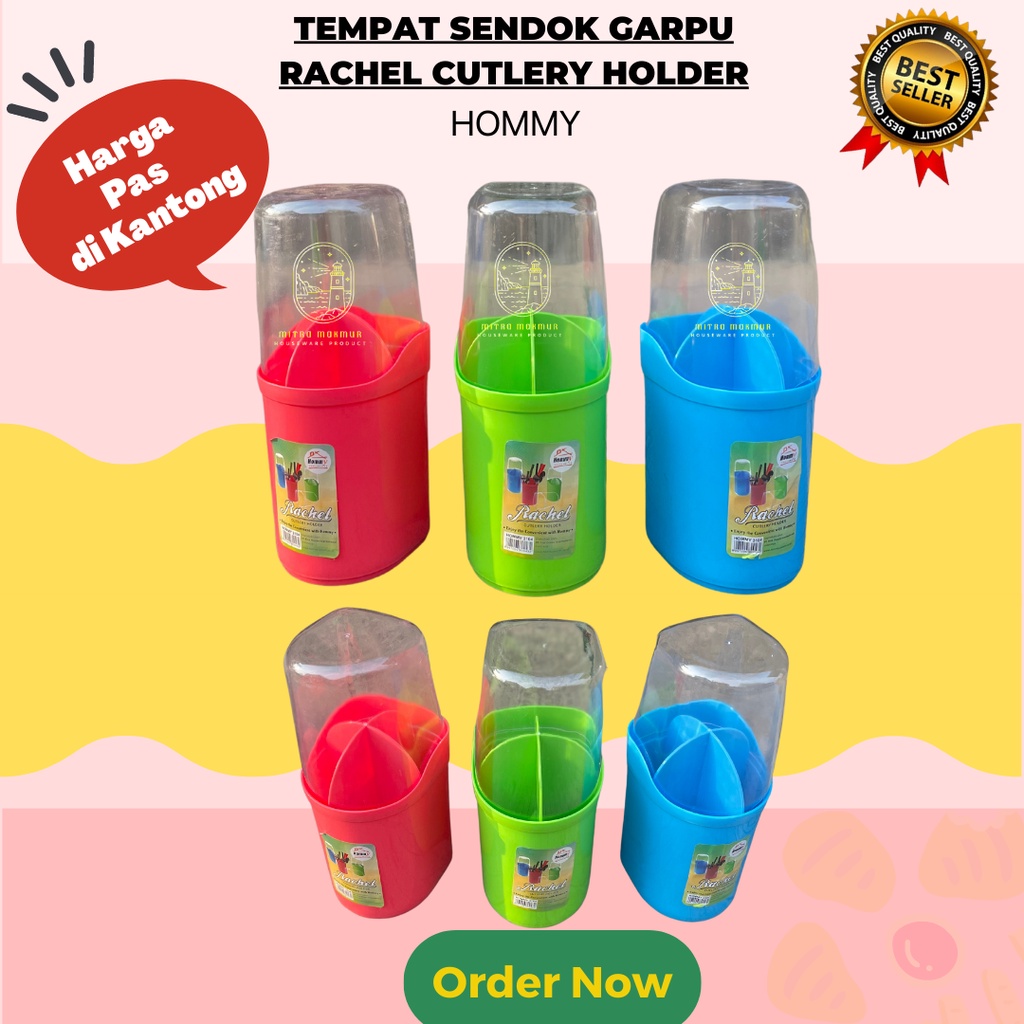 SALE!! TEMPAT SENDOK RACHEL HOMMY 3104 / TEMPAT ALAT MAKAN / CUTLERY HOLDER