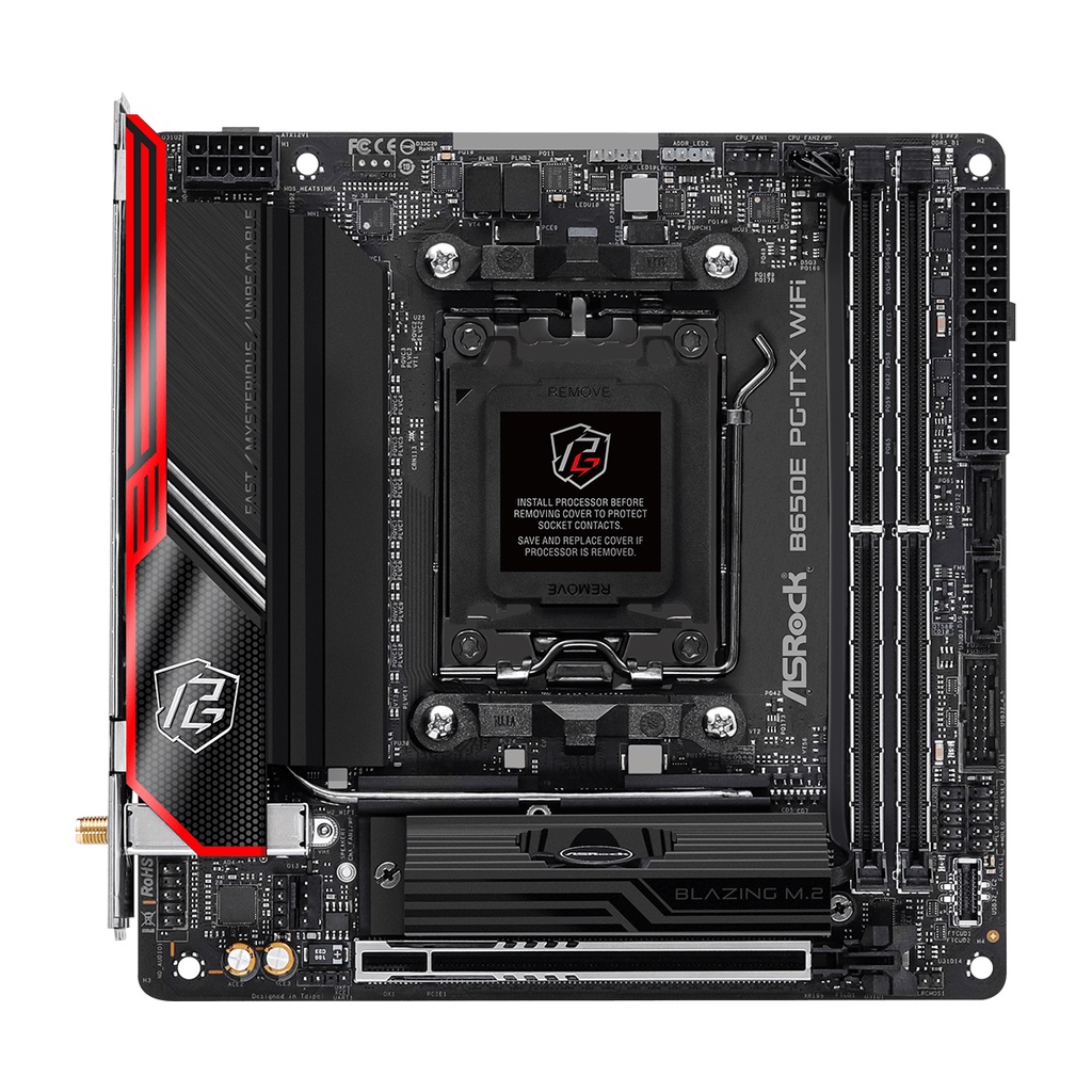 ASROCK B650E PG-ITX WIFI | MOTHERBOARD AMD B650 AM5 DDR5 M ITX