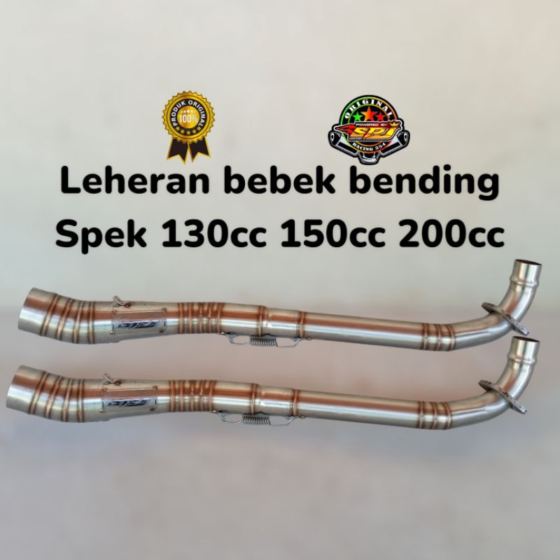 leher header knalpot racing bebek netral samping bending supra x 125 legenda prima Shogun smash 130 