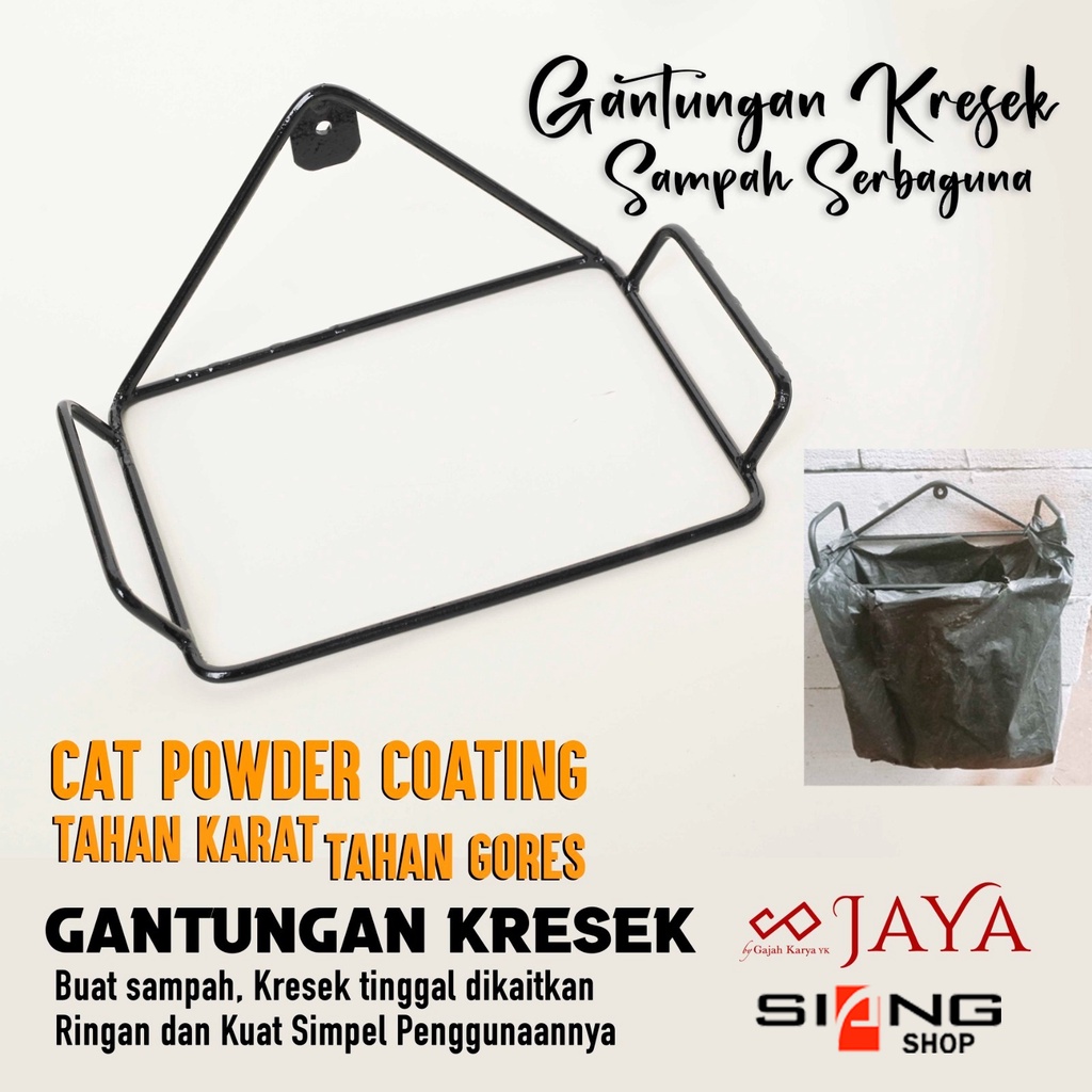 Gantungan Sampah ,gantungan plastik sampah ,gasam ,tempat sampah gantung ,trash bag holder, ukuran Besar dan kecil