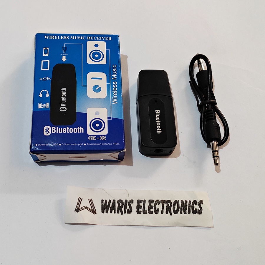 Dongle Wireless Bluetooth USB Receiver Bluetooth Audio Dengan Kabel Aux 3,5mm