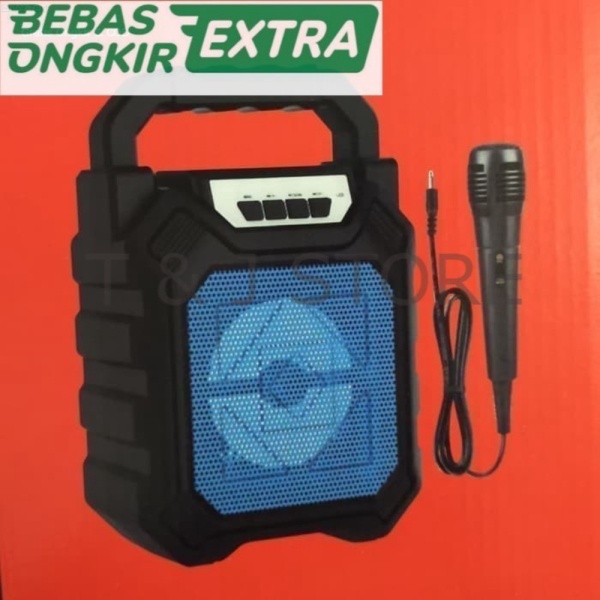 Promo SPEAKER PORTABLE MINI KARAOKE TJ Diskon