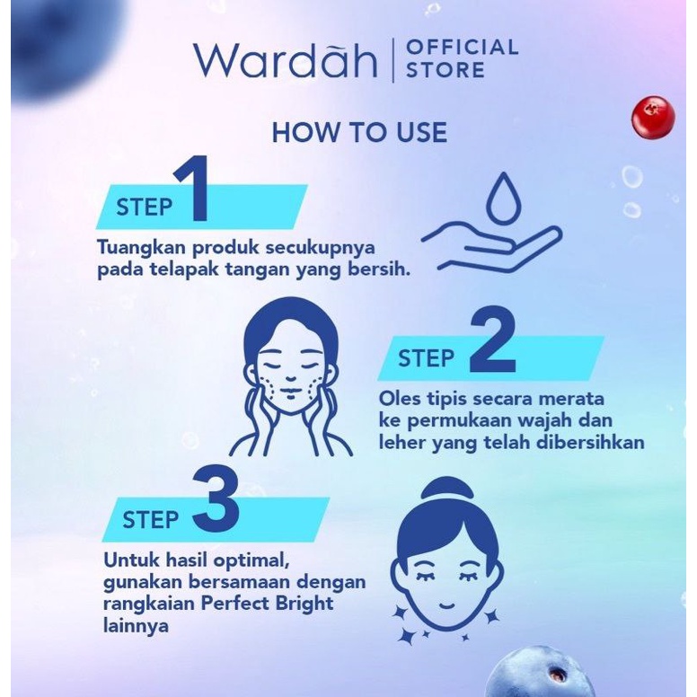 WARDAH PERFECT BRIGHT SMOOTH GLOW MOISTURIZER PELEMBAB WAJAH WARDAH