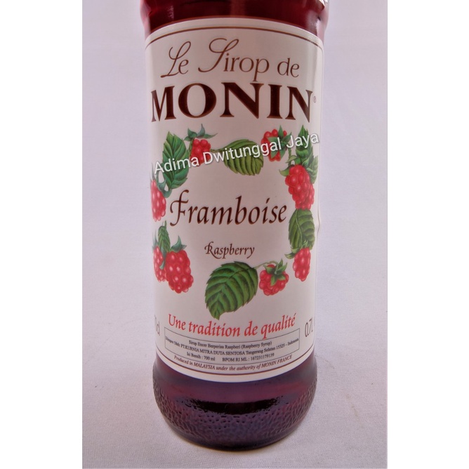 Monin Raspberry Syrup / Sirup Monin Raspberry 700ml