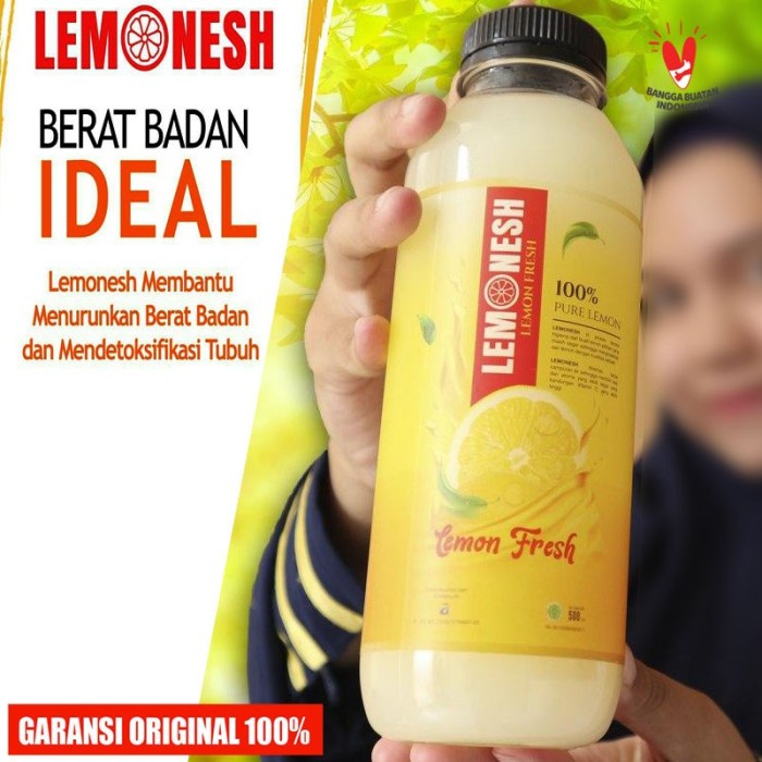 

TERMURAH!! LEMONESH AIR SARI LEMON MURNI ORIGINAL