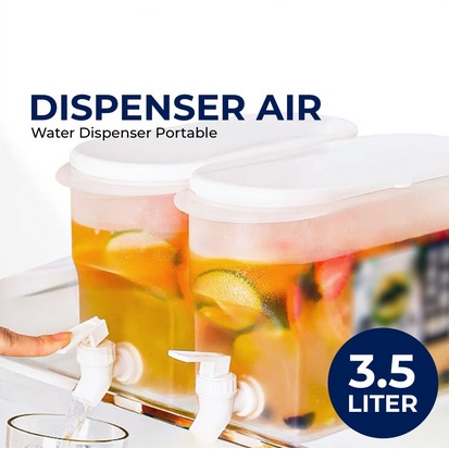 ONLYONE12 Dispenser Air Minum 3.5 Liter Bisa Masuk Kulkas / Dispenser Air Minum BIsa Dibawa Kemana Mana / Dispenser Jus Infused Water / Dispenser Tempat Air Dingin Dispenser Air Mini