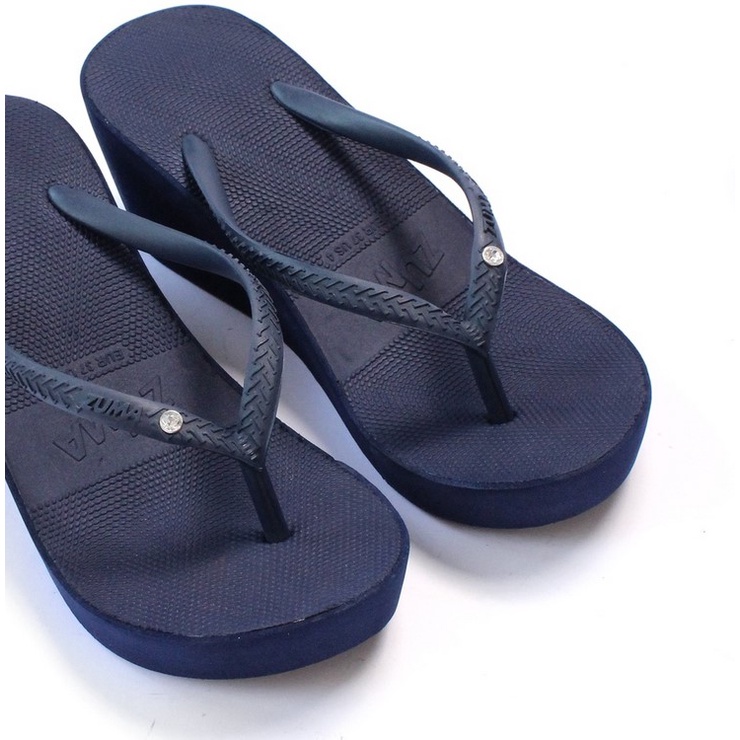 Sandal Zuma Wedges Kim Navy Original