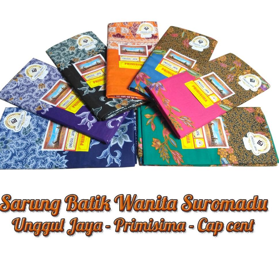 MURAH MERIAH Batik Suromadu Halus Primisima Cap cent Kain jarik Unggul jaya