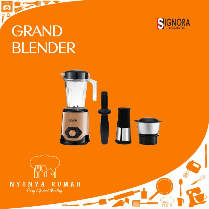 SIGNORA NEW GRAND BLENDER/GRAND BLENDER ROSE GOLD/BLENDER SIGNORA