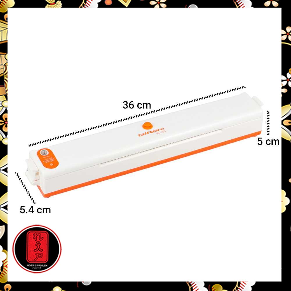 Taffware Pompa Vacuum Sealer Makanan Food Packing Machine - SX-101 - Orange