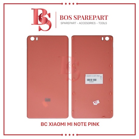 TUTUP BELAKANG XIAOMI MI NOTE PINK / BACKDOOR / BACK COVER