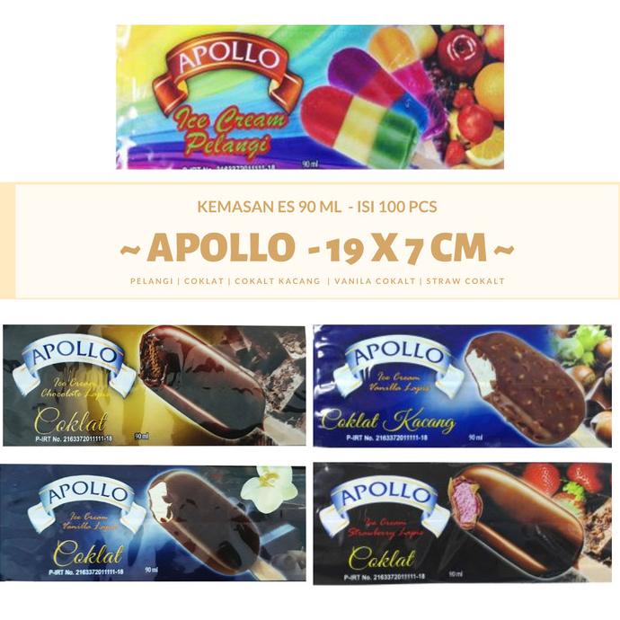 langsung order saja] PLASTIK ES GAMBAR - JUAL KEMASAN ES LOLI - APOLLO