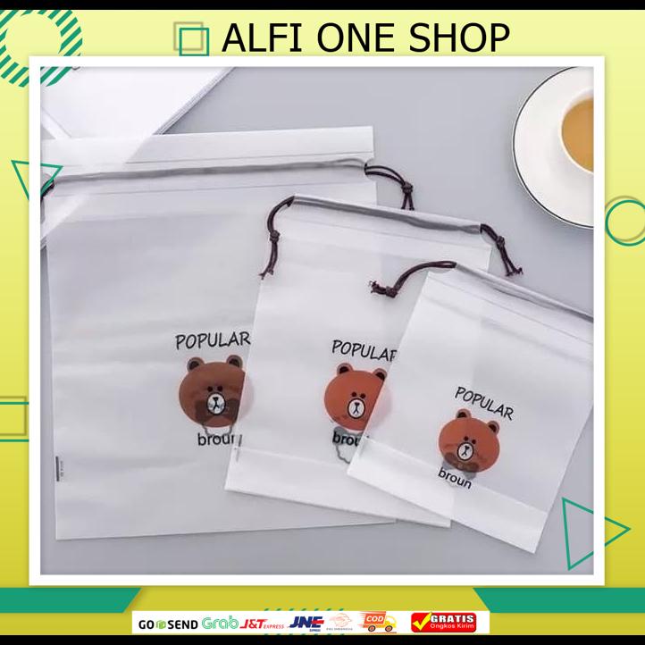 BESAR - POUCH SERUT LINE TAS KOSMETIK MAKE UP SABUN TRAVEL ORGANIZER BESAR - POUCH SERUT LINE TAS KO