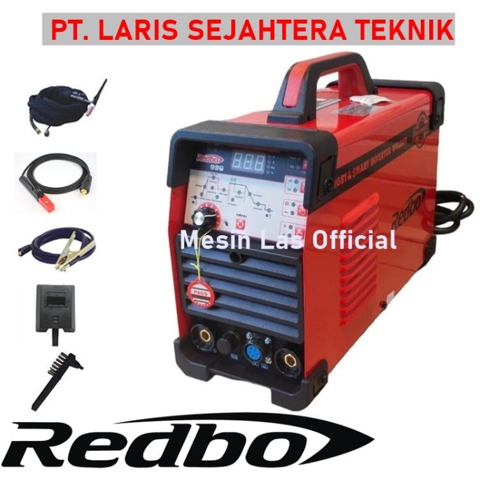 Mesin Las REDBO TIG 200 S AC/DC Inverter IGBT Portable 1 Phase 10-200A