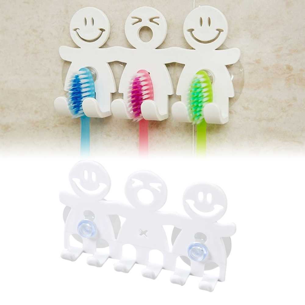 (BISA COD) FTIHSHP GUANYAO Rak Sikat Gigi Wall Mounted Toothbrush Holder - E1911