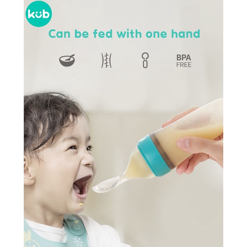 KUB Vertical Rice Paste Feeding Spoon