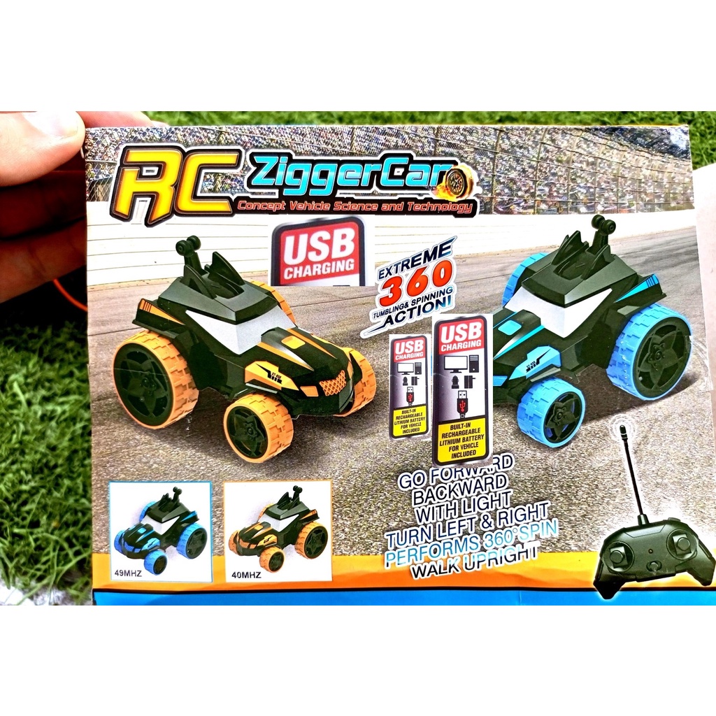 MAINAN MOBIL RC REMOTE CONTROL OFFROAD 4WD 3 COLOUR VARIATION COLLECTION  Zigger Cas beetlecar Flip Stunt Car