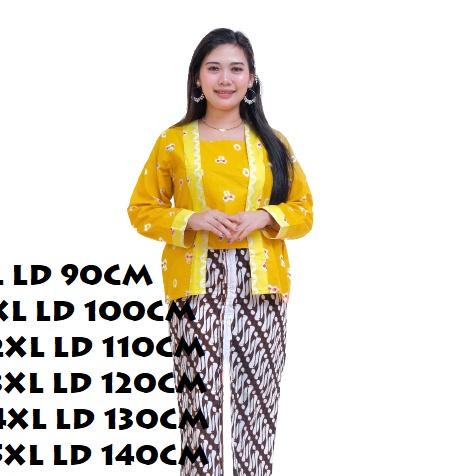 READY D32 Kebaya Kutubaru Jumputan Jumbo む