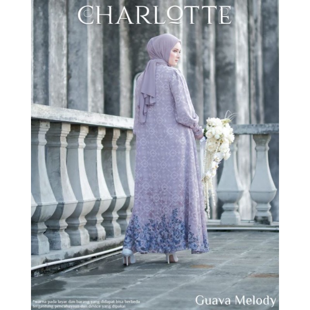 A.D.E.N Ready Stok CHARLOTTE Dress Guava Melody