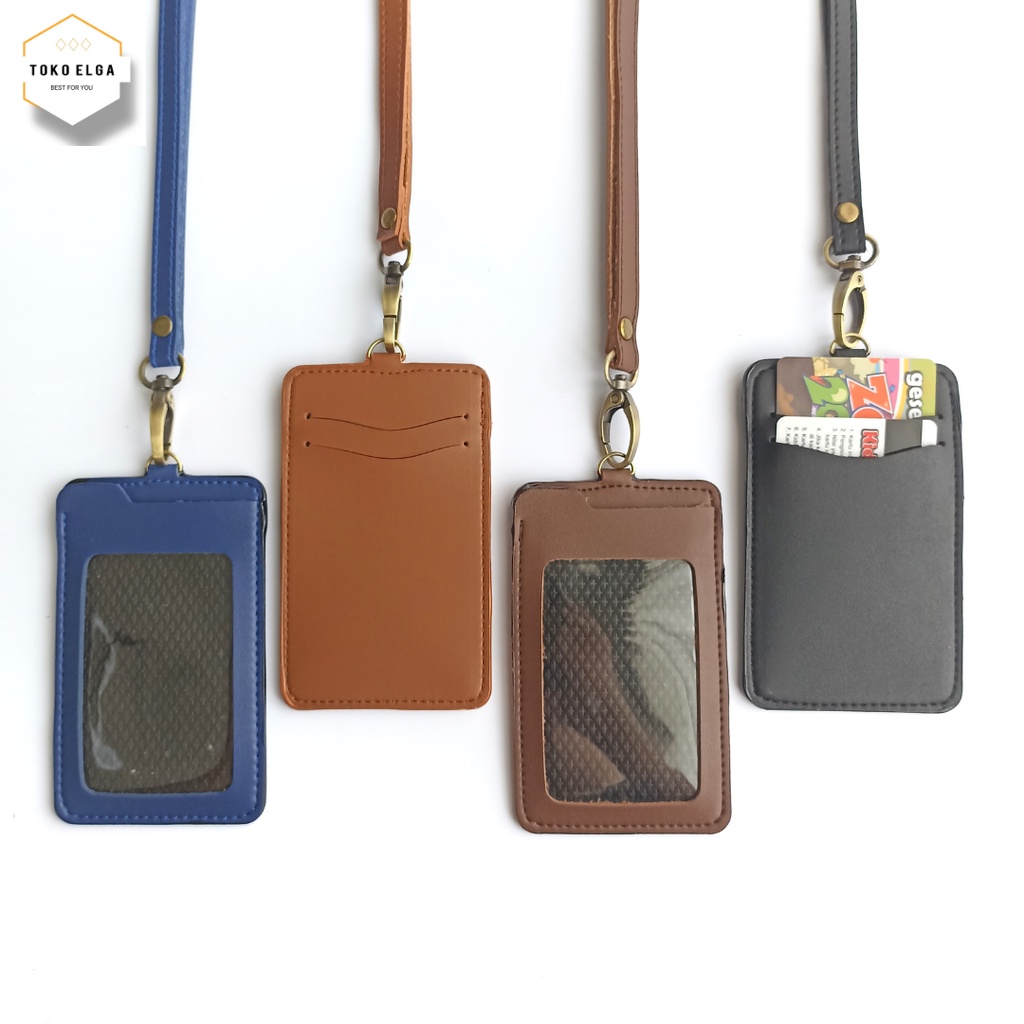

ID Card Holder Name Tag Gantungan Id Card Lanyard Kulit Terbaru