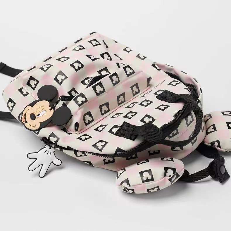 Tas Zara Ransel Pink Anak Perempuan Mickey Minnie Mouse