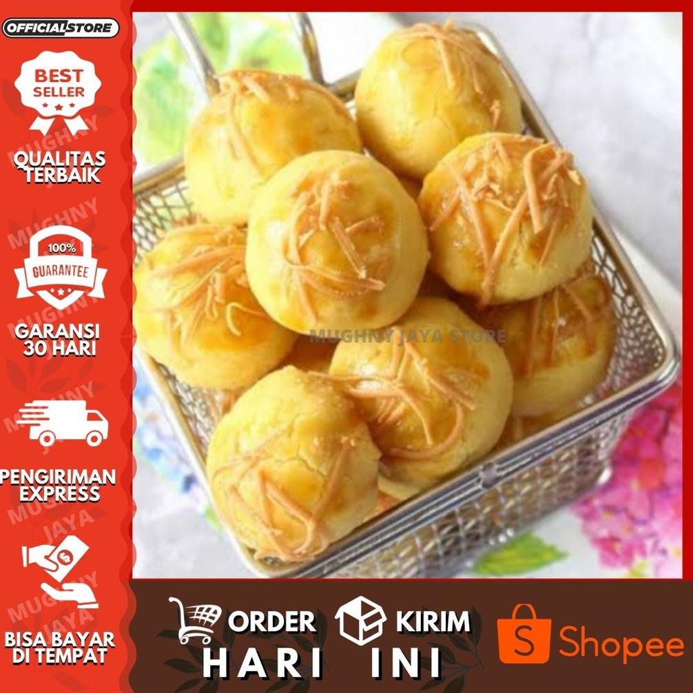 

KUE KERING NASTAR NANAS WISMAN / KUE NASTAR NANAS ISI 250 GRAM (1/4 KG ) / KUE NASTAR ISI NANAS TOPING KEJU / KUE HOMEMADE TERMURAH / KUE LEBARAN .