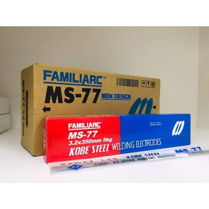 Terlaris Kobe Ms-77 Kawat Las Besi 2.6 Dan 3.2 Dan 4 Mm - Welding Electrodes