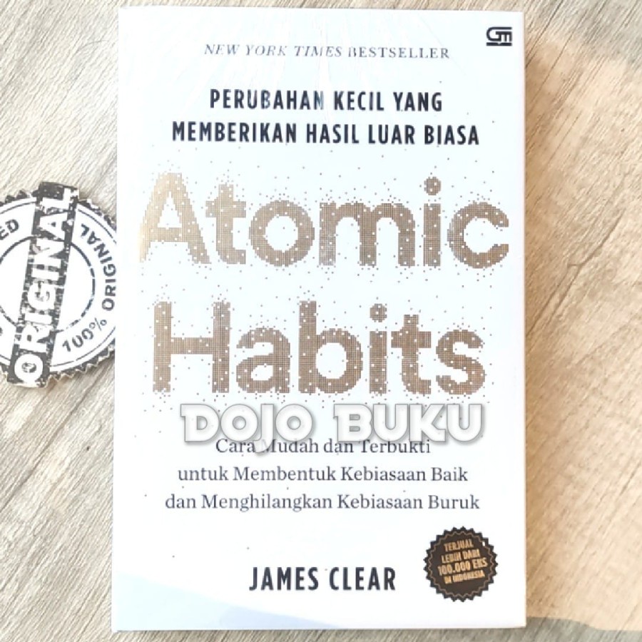 Buku Atomic Habits Edisi Hard Cover by James Clear