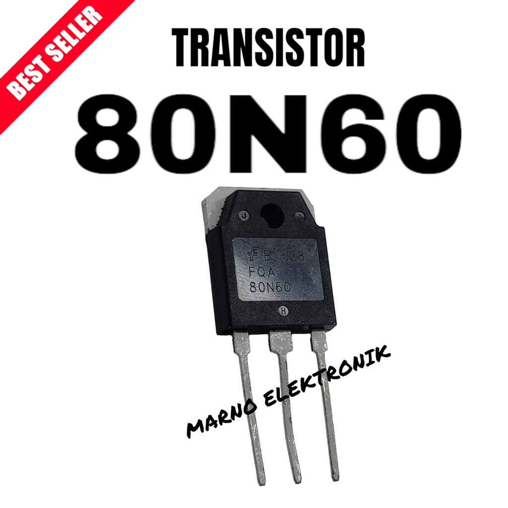 TRANSISTOR TR 80 N 60 80N60 ASLI ORI ORIGINAL
