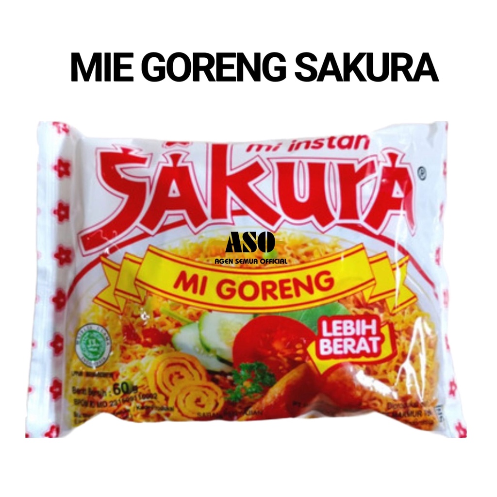 

MIE SAKURA GORENG MIE INSTANT 60 gr PROMO !!!