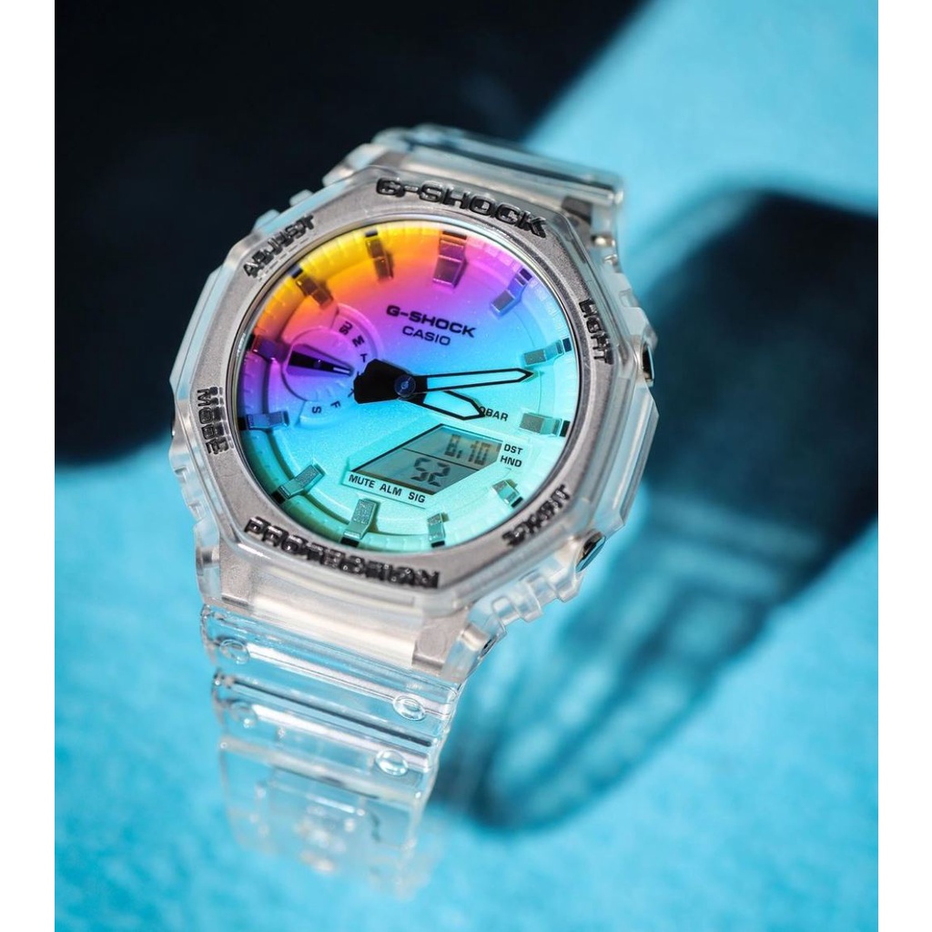 Jam Tangan Pria G-Shock Special Color Shades of Rainbow GA-2100SRS-7A