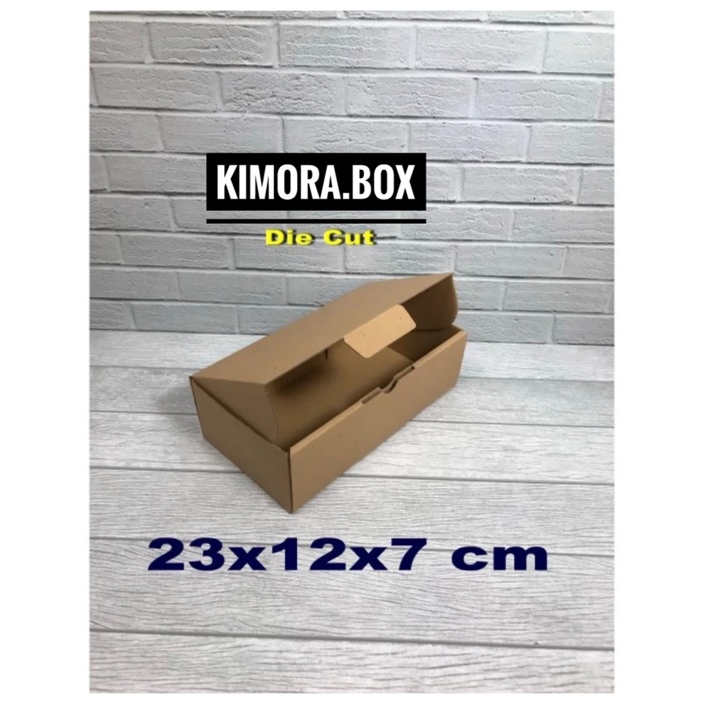

Kardus karton uk. 23x12x7 cm...die cut box kotak untuk Souvenir -dll