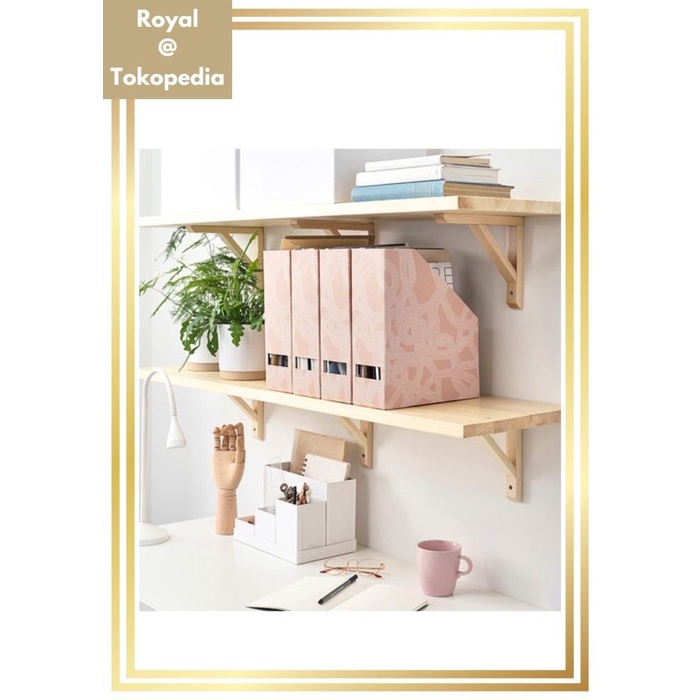 

2 Pcs Box File Majalah Pink Iktjena Pink Box File 30X25X10