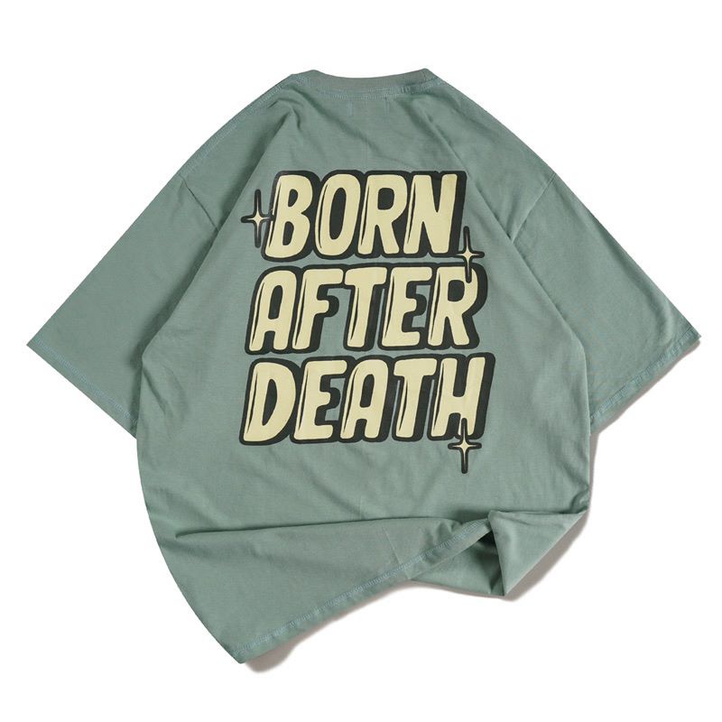 GSC - Kaos Oversize Motif BORN AFTER DEATH // Kaos Oversize TerbaruBORN AFTER DEATH