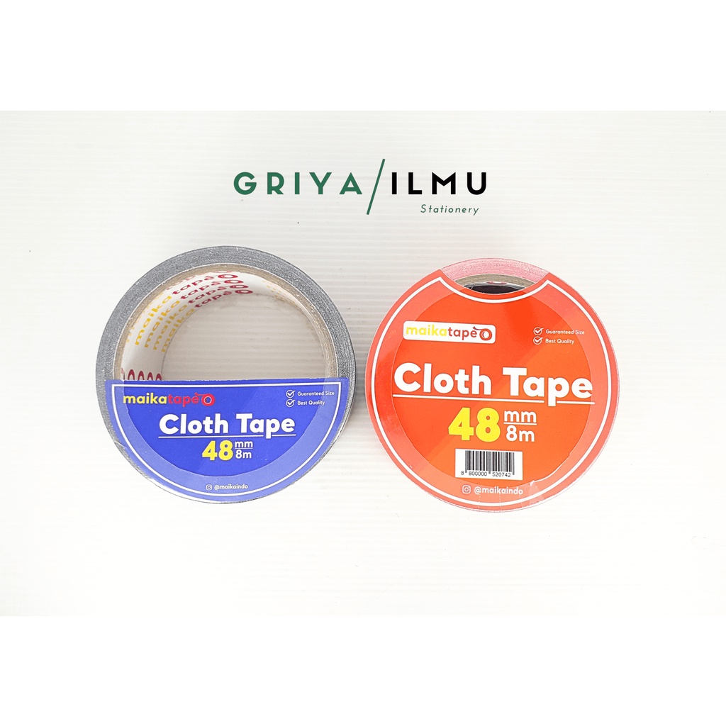 

Cloth Tape/Solasi Linen/Lakban Kain Maika Merah/Hitam (0282012)/(028038)