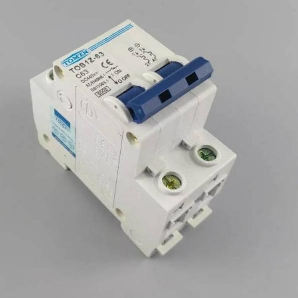 ✈ MCB DC 63A 2 P 63A DC 440 V Sirkuit breaker MCB C curve ➵