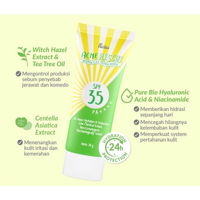 FANBO Acne Rescue Water Gel Sunscreen SPF 35 PA+++