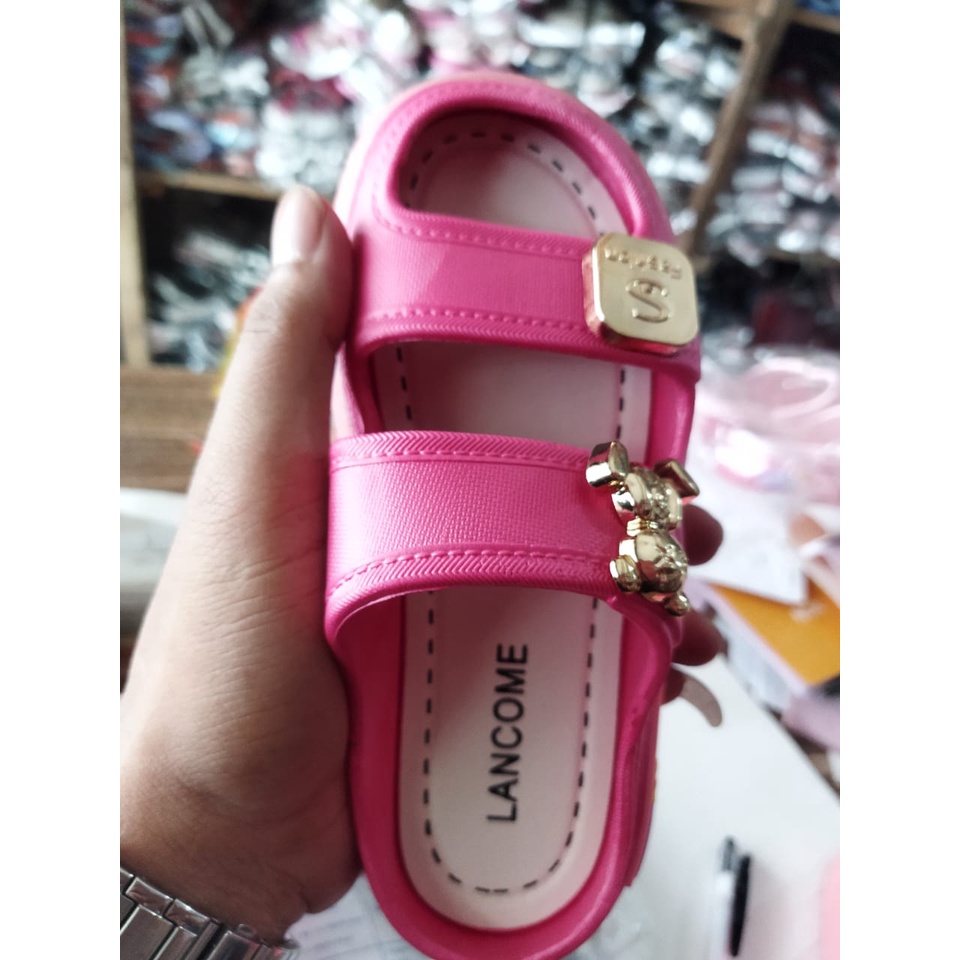 Sandal selop anak perempuan variasi golden bear lucu 029 (24-35) sandal anak terlaris