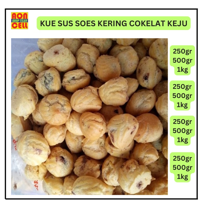 

Sus Soes Kering Coklat Keju 250gr 500gr 1kg kue lebaran kiloan