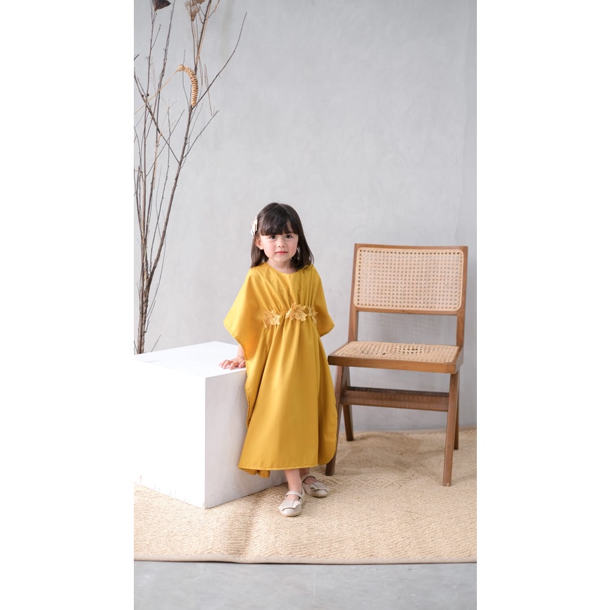 Baju Bayi Dress Kaftan Cantik Anak Perempuan Jasmin Kaftan 6 9 18 Bulan 1-4 Tahun