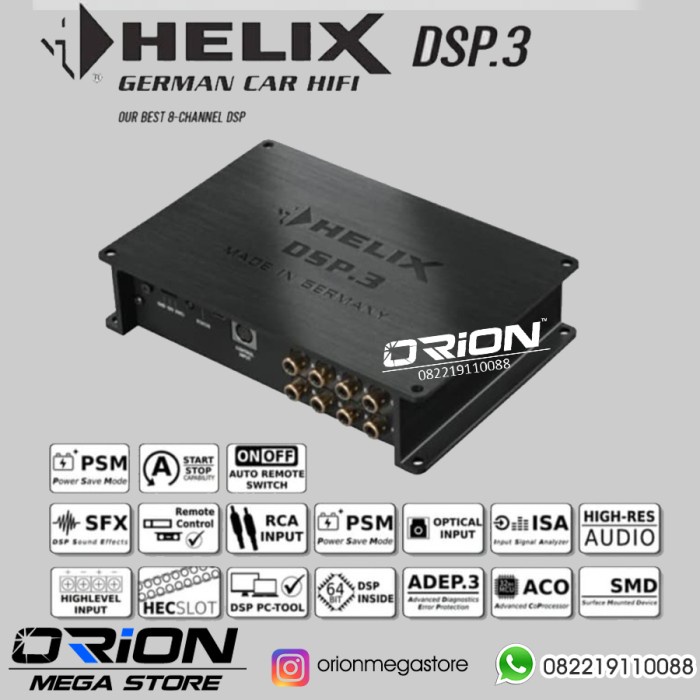 Terlaris Processor Helix Dsp 3S Dsp.3S Original Made In Germany