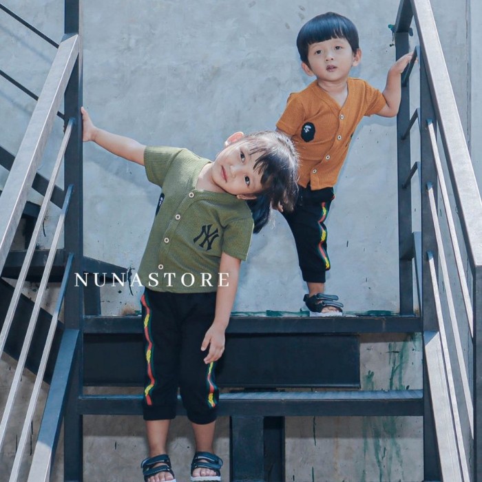 Setelan Baju Bayi 3 Bulan - 4 Tahun Setelan Anak Laki-Laki