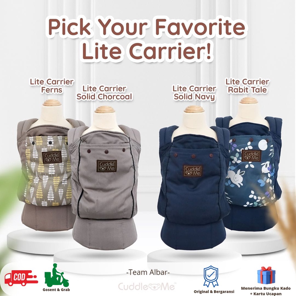 CuddleMe Gendongan SSC Lite Carrier Ergonomis
