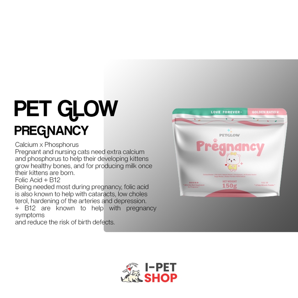Petglow Pregnancy Vitamin Kucing Hamil Kehamilan